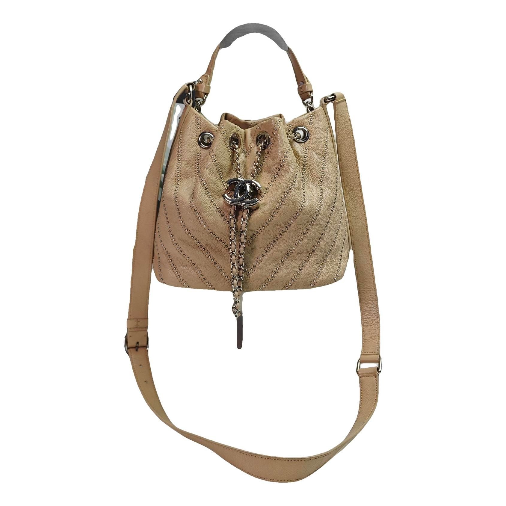 Trendy CC Vanity leather handbag