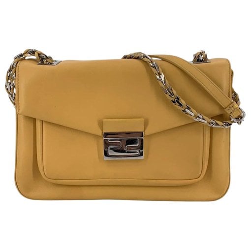Baguette leather handbag