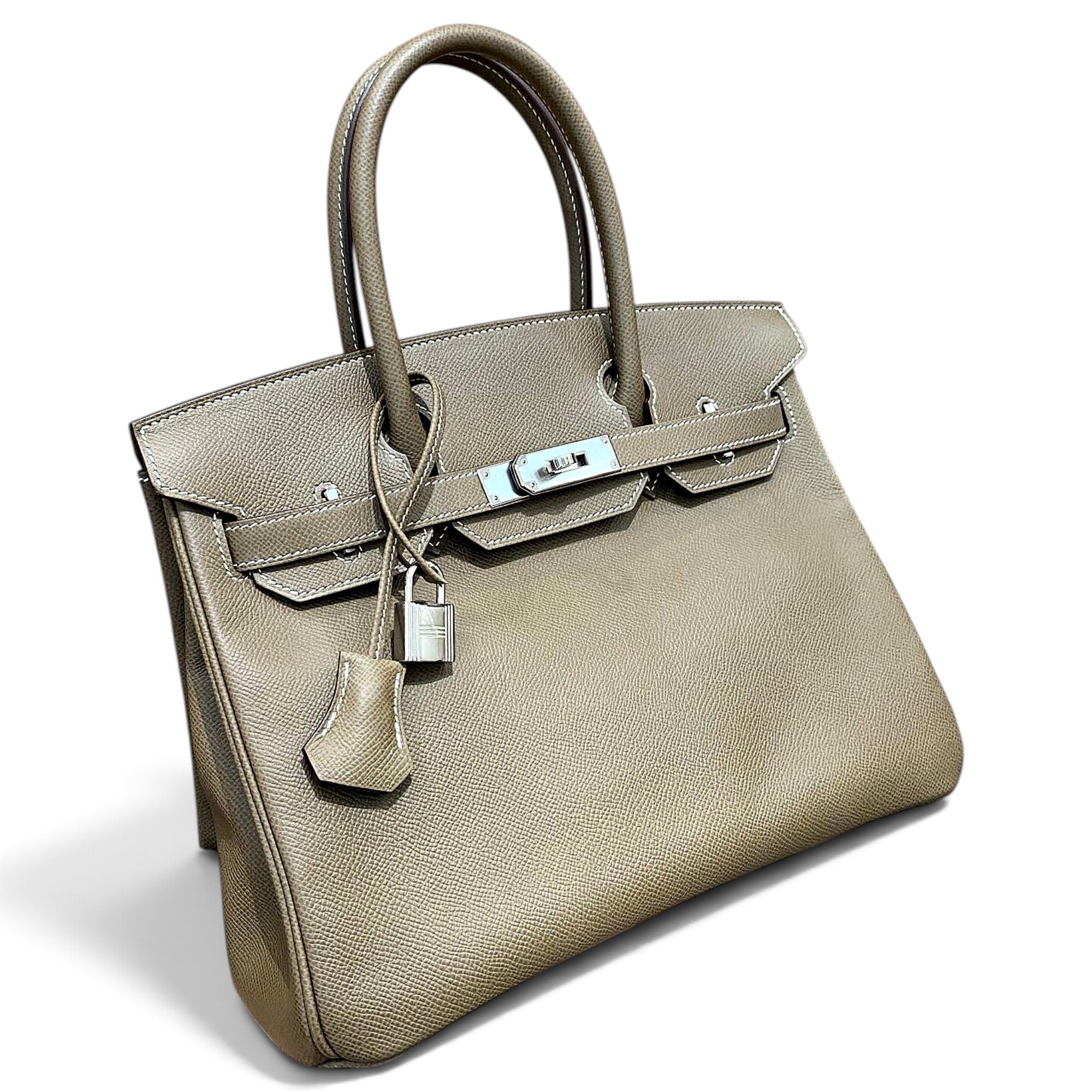 Birkin 30 leather handbag