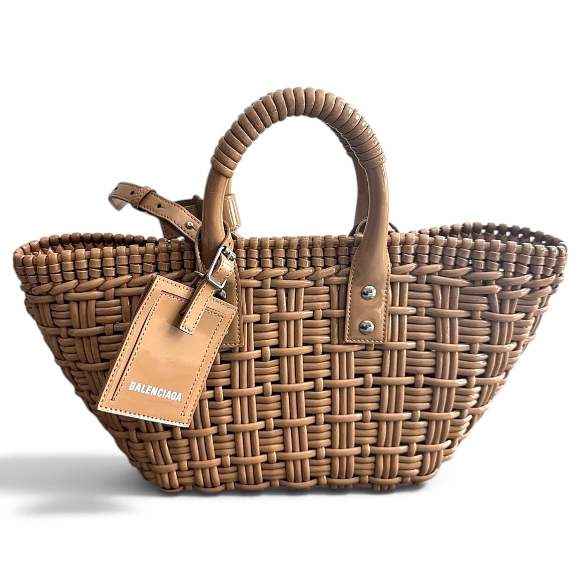 Bistro Panier patent leather tote