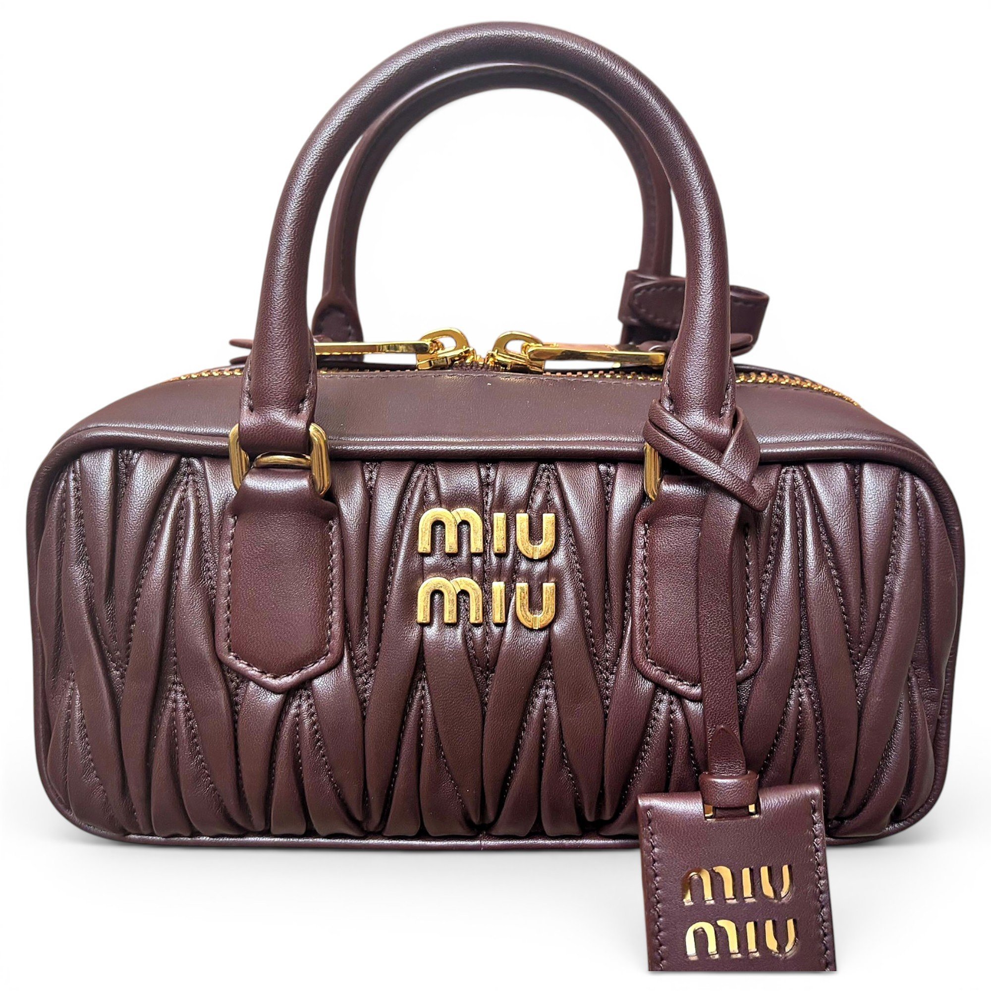 Arcadie leather handbag