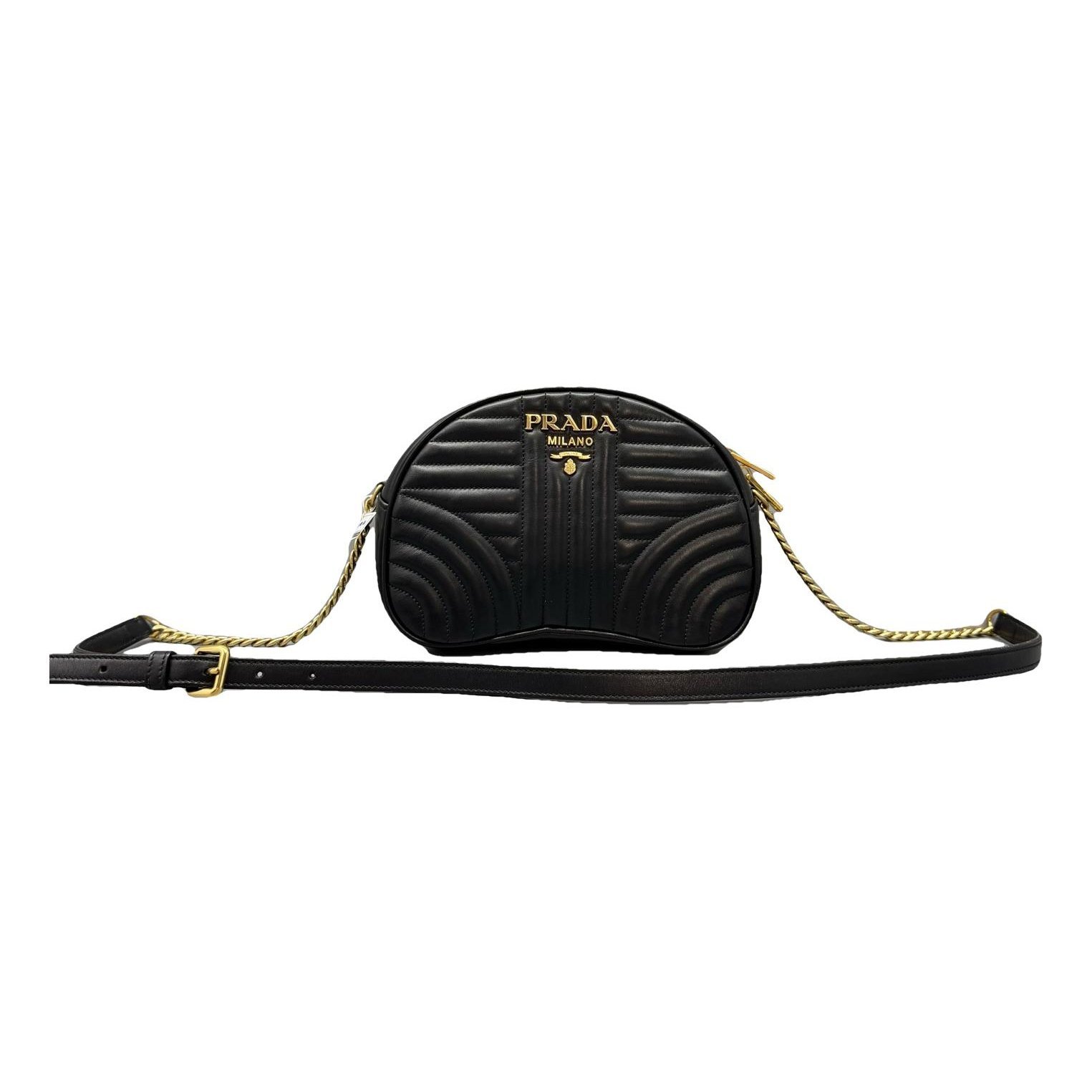 Diagramme leather handbag