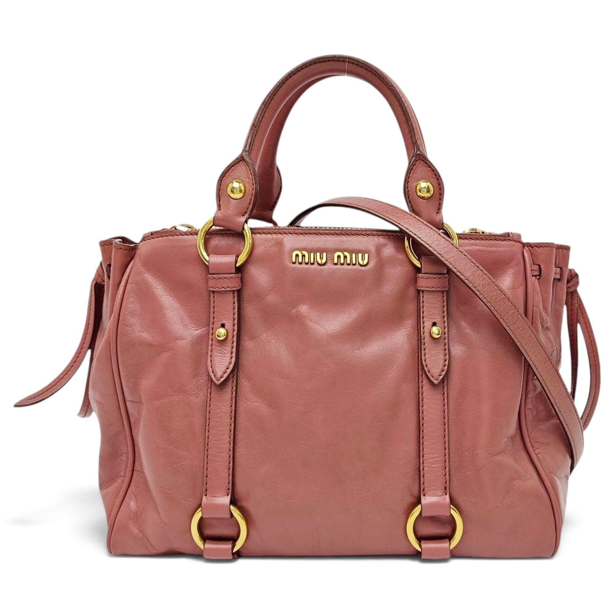 Vitello leather handbag