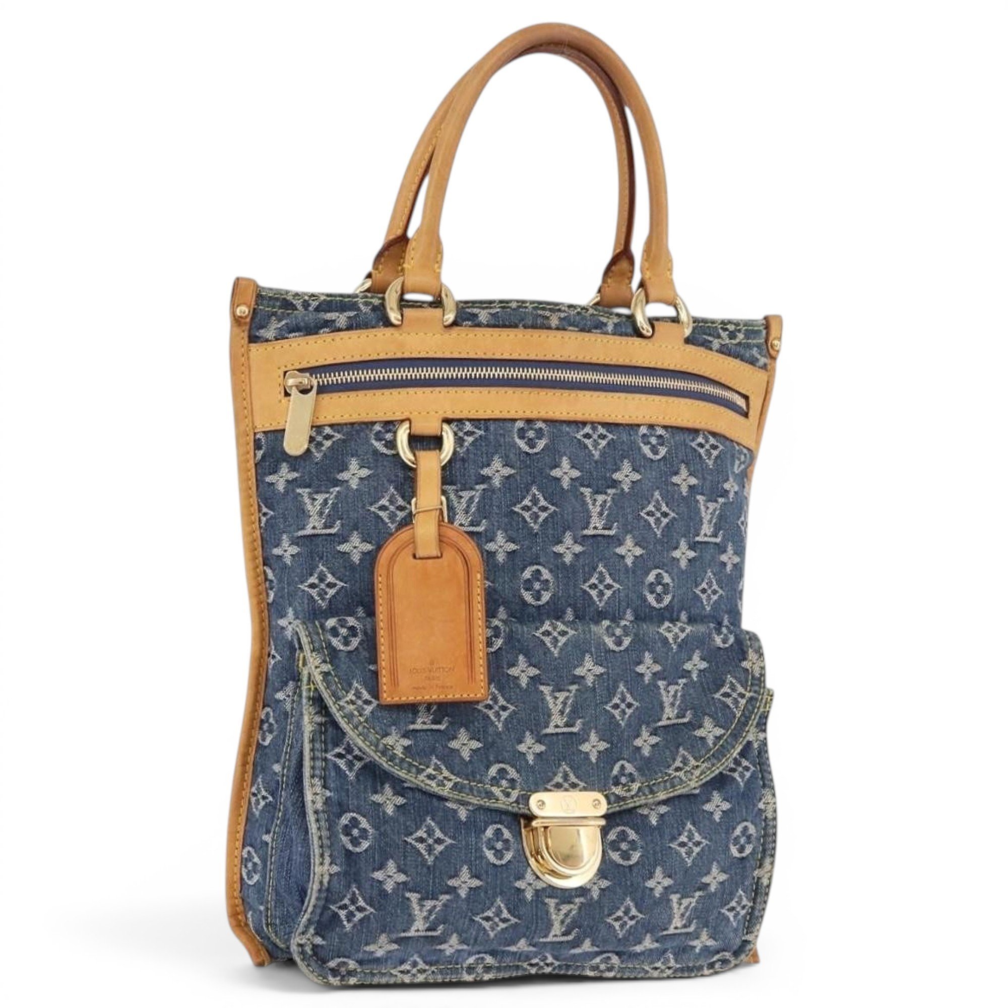 Leather tote