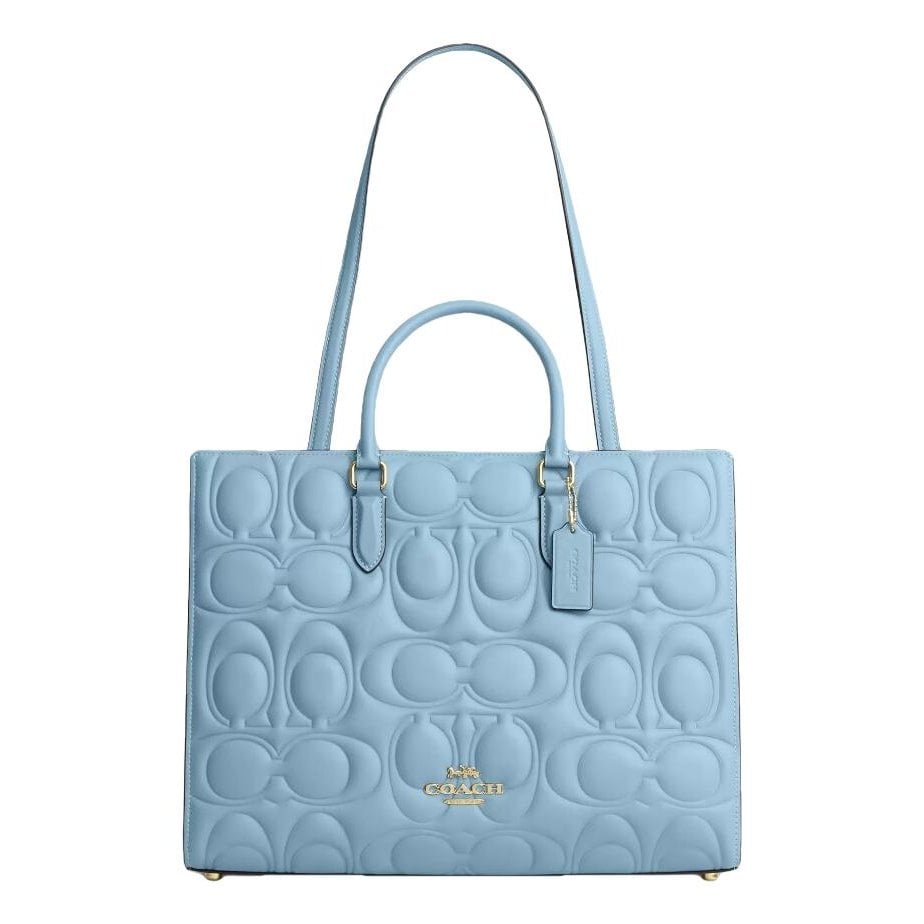 Leather tote