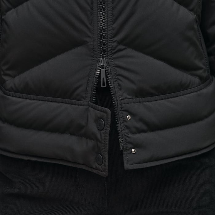 Noir Short Puffer Coat