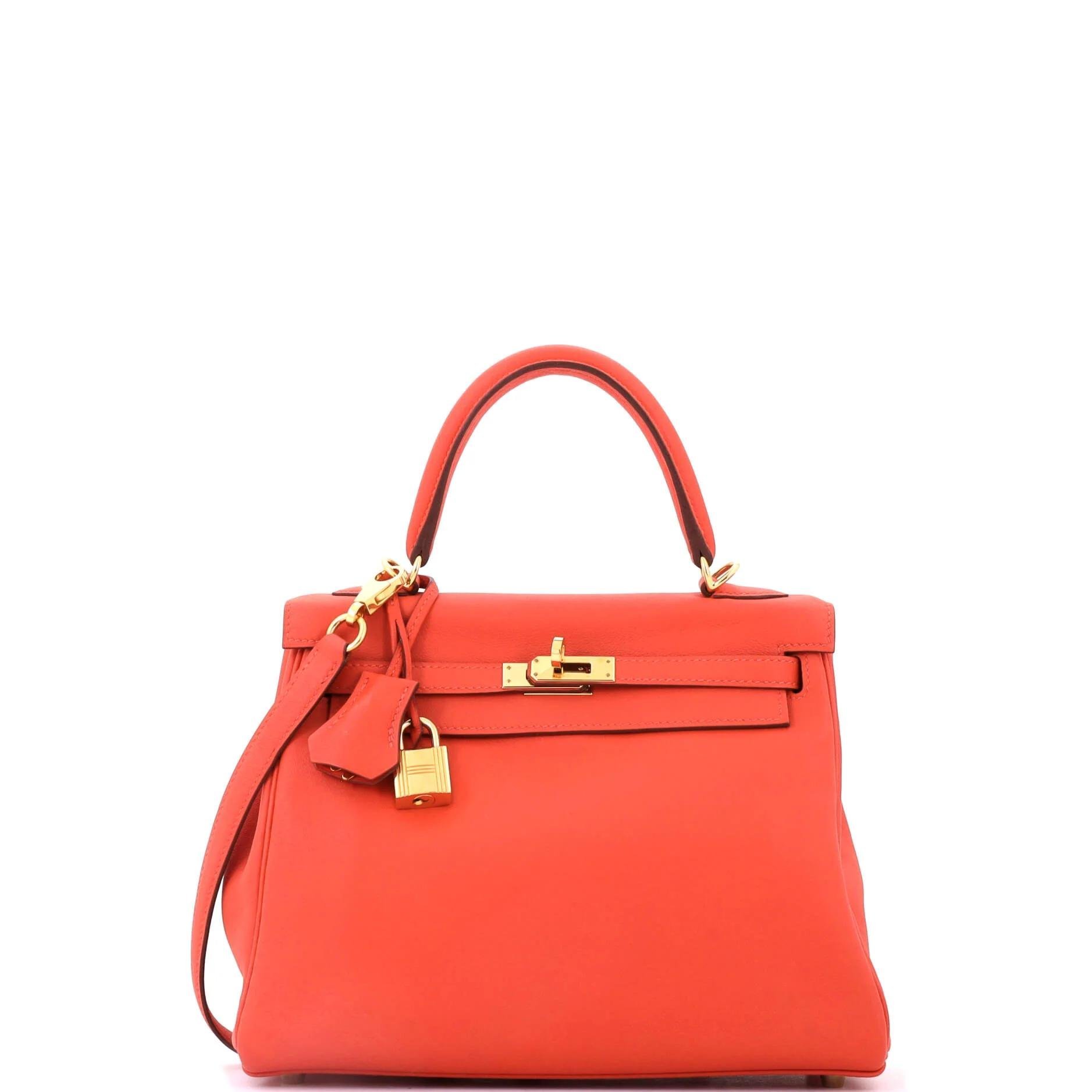 Kelly 25 leather handbag