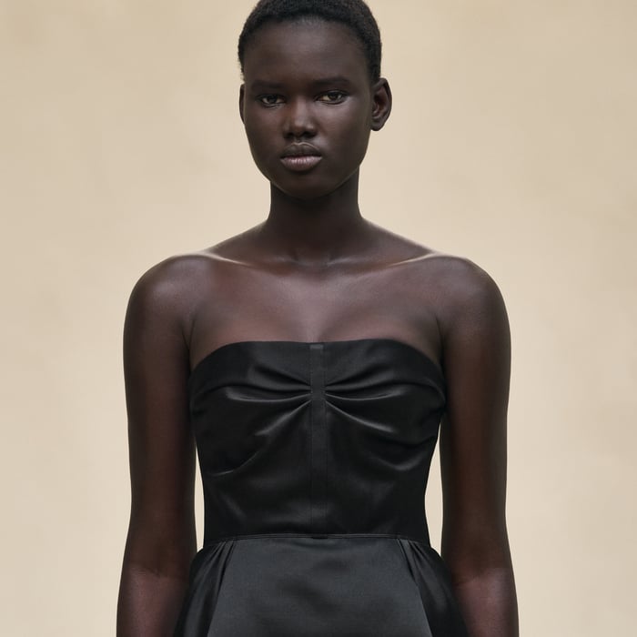 Noir Bustier Dress