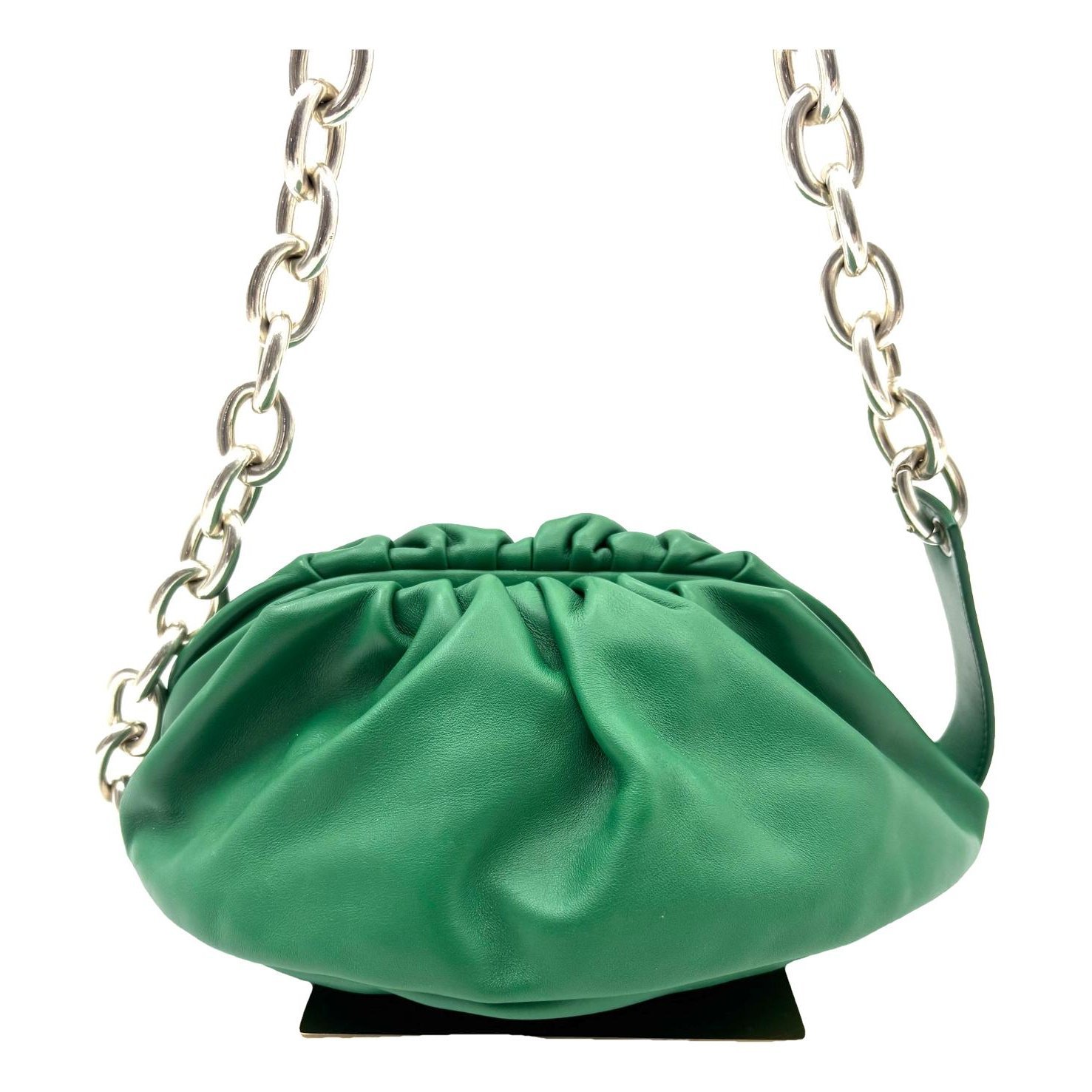 Pouch leather handbag