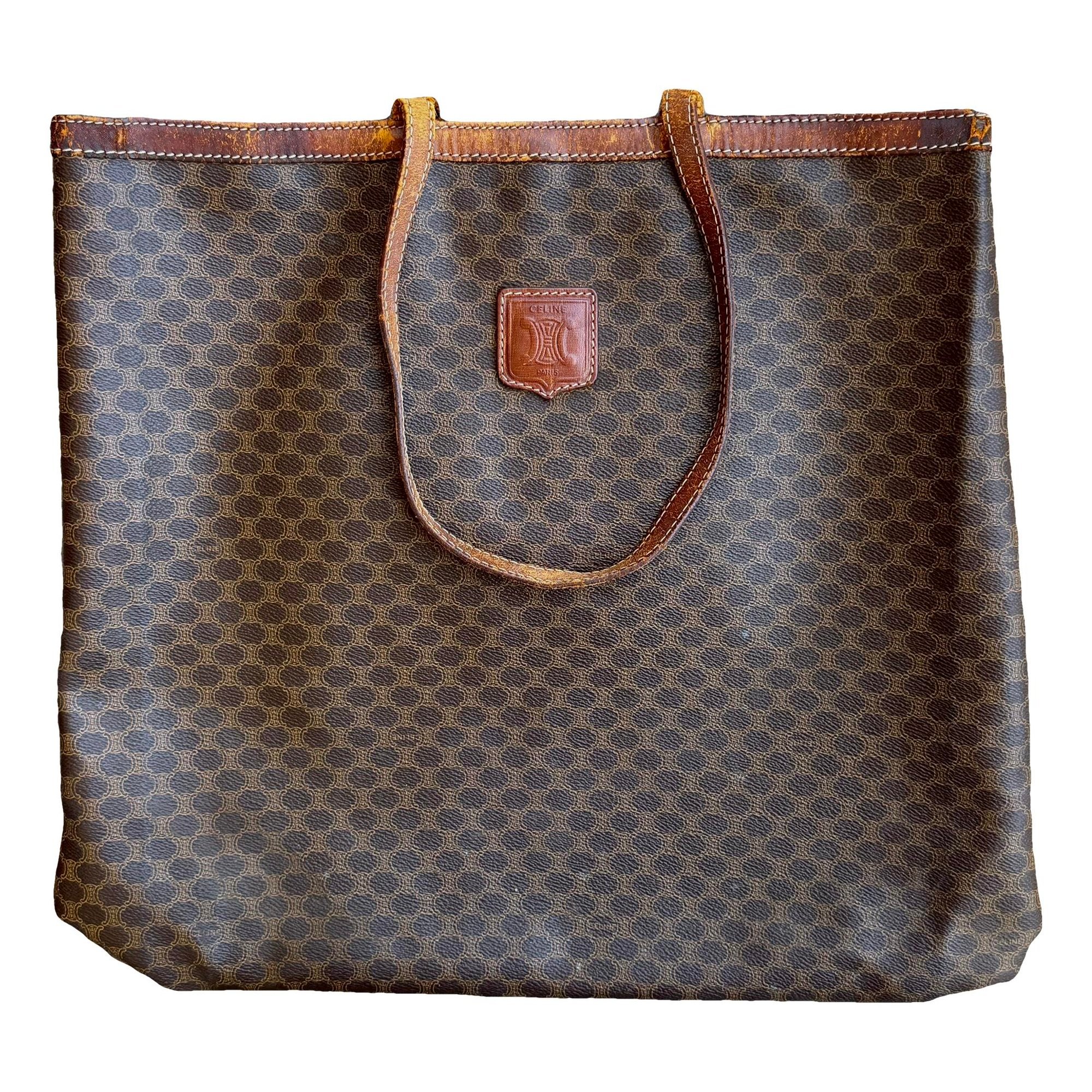 Triomphe leather tote