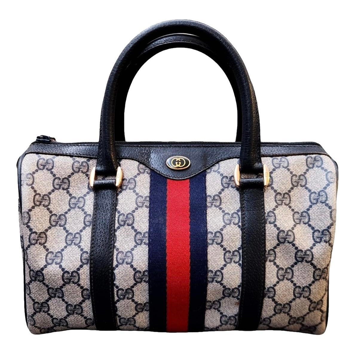Ophidia Boston leather handbag