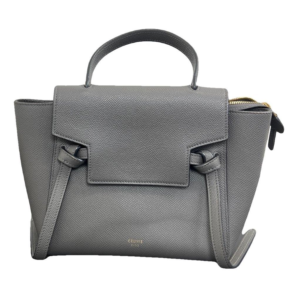 Belt leather handbag