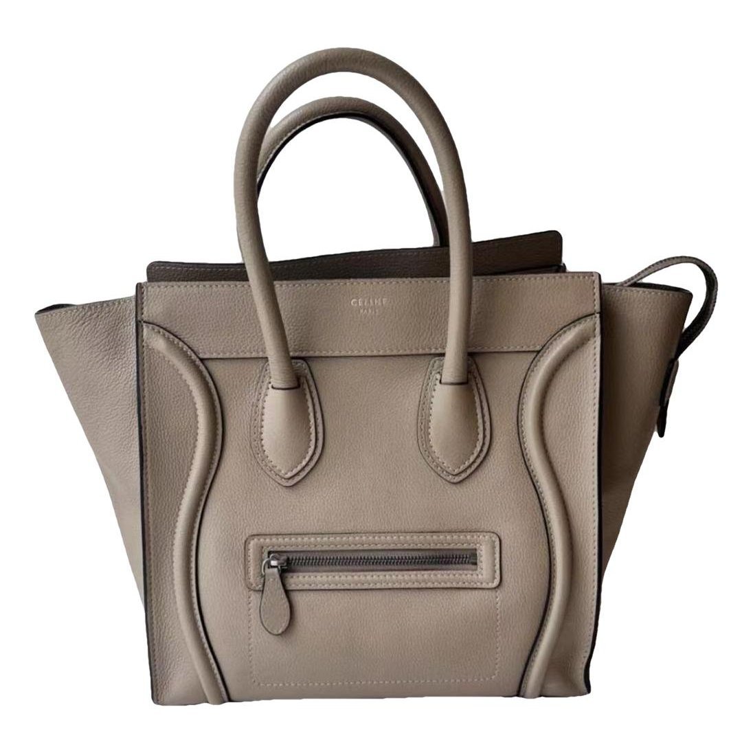 Luggage leather tote