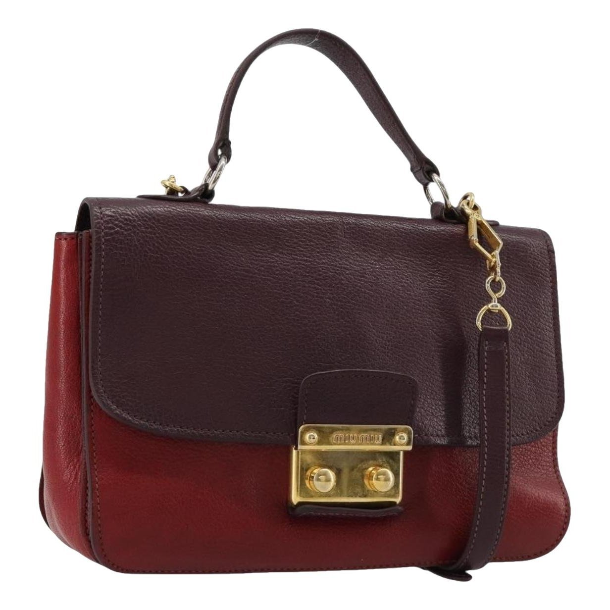 Leather handbag