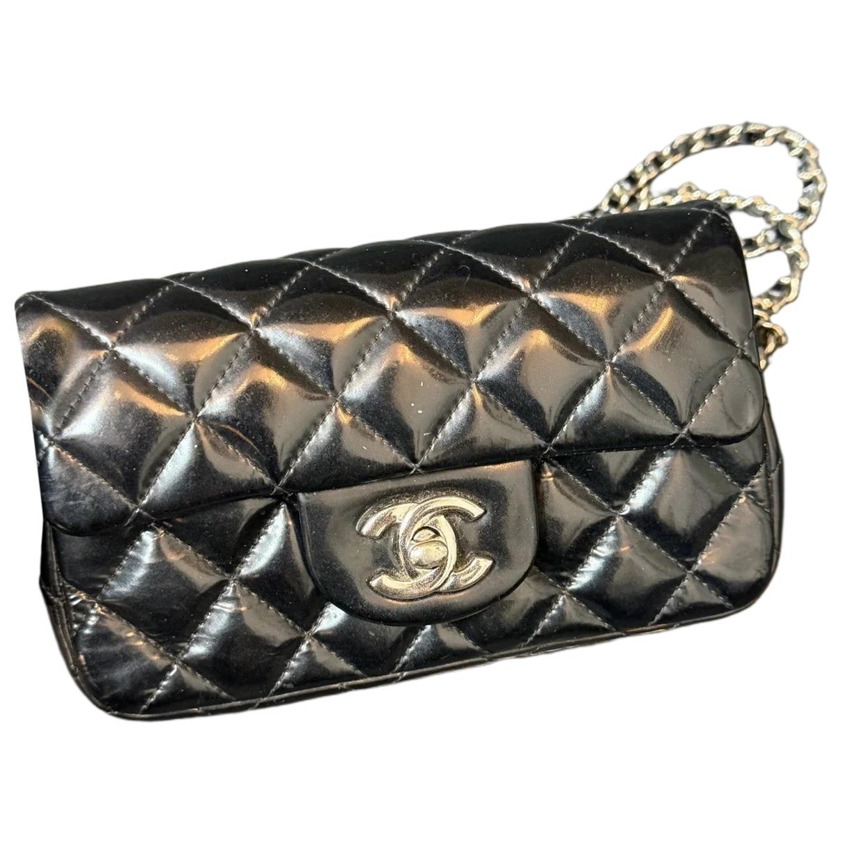 Timeless/Classique patent leather mini bag