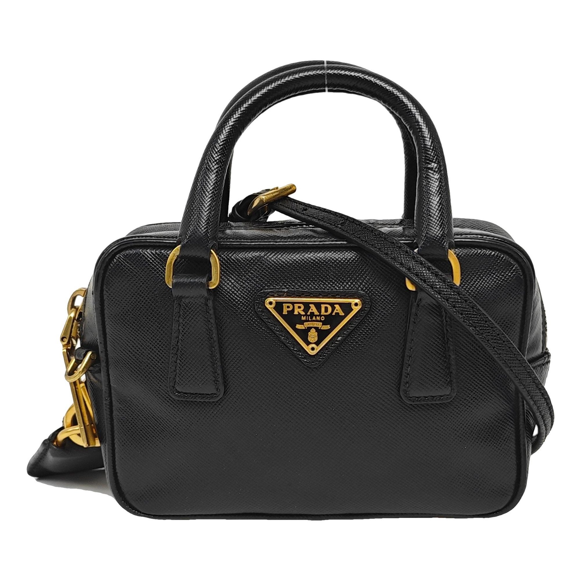 Cargo leather crossbody bag