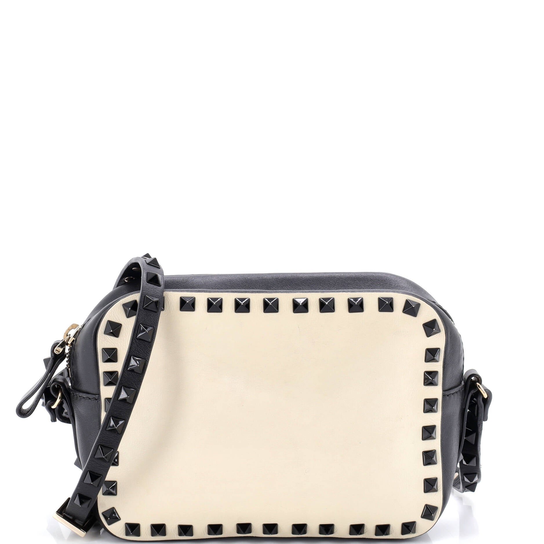 Valentino Garavani Rockstud Camera Crossbody Bag Leather