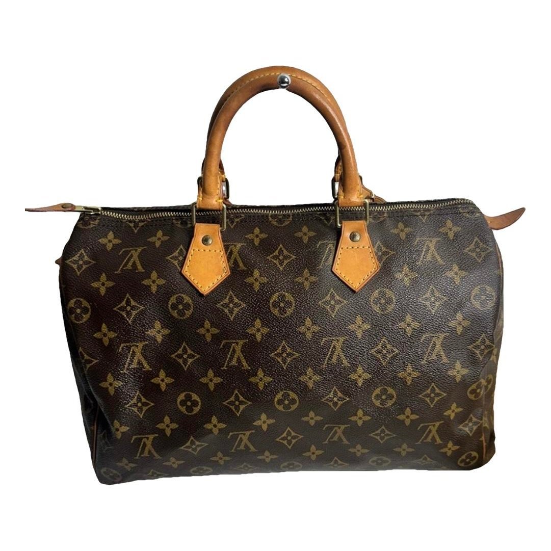 Speedy leather handbag