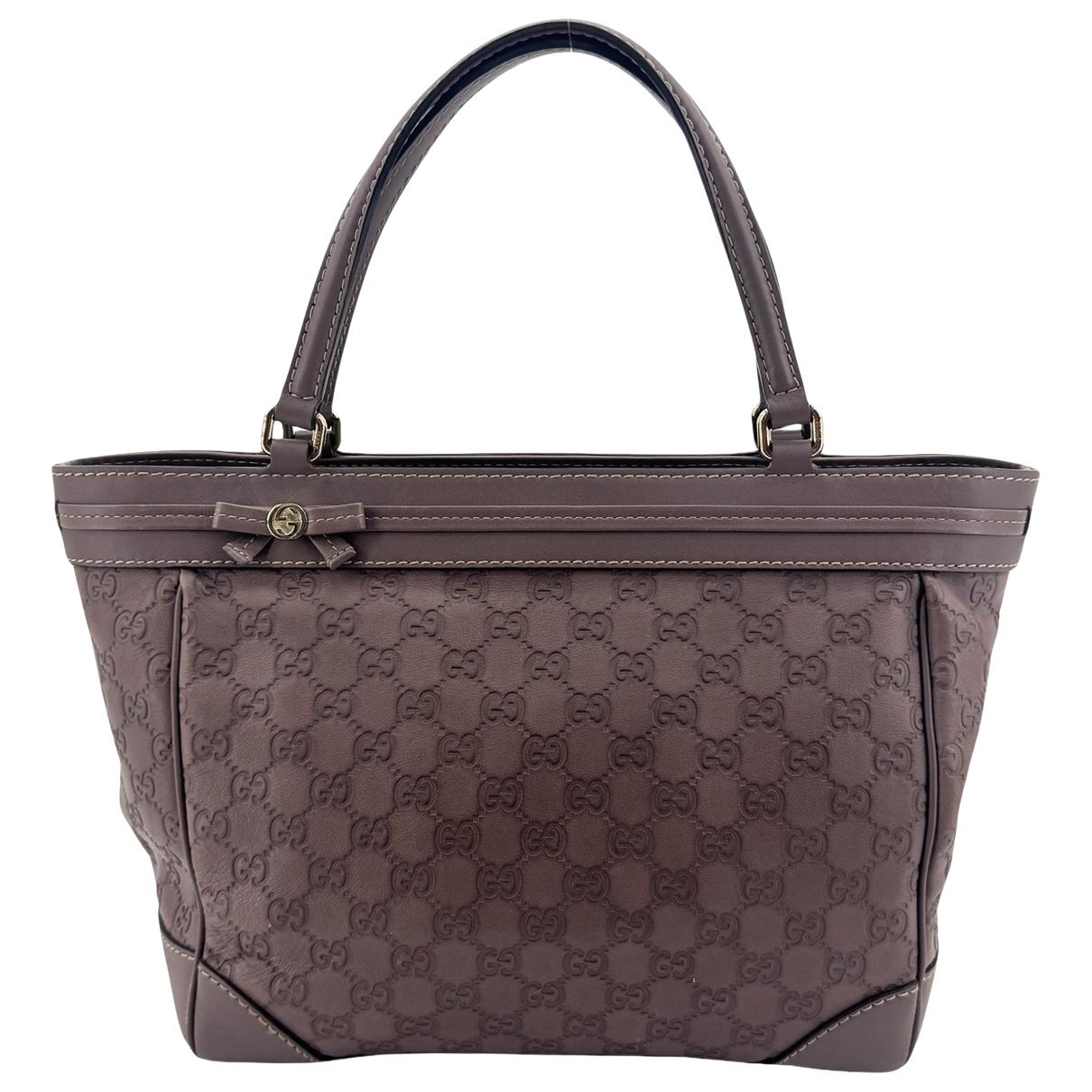 Leather tote