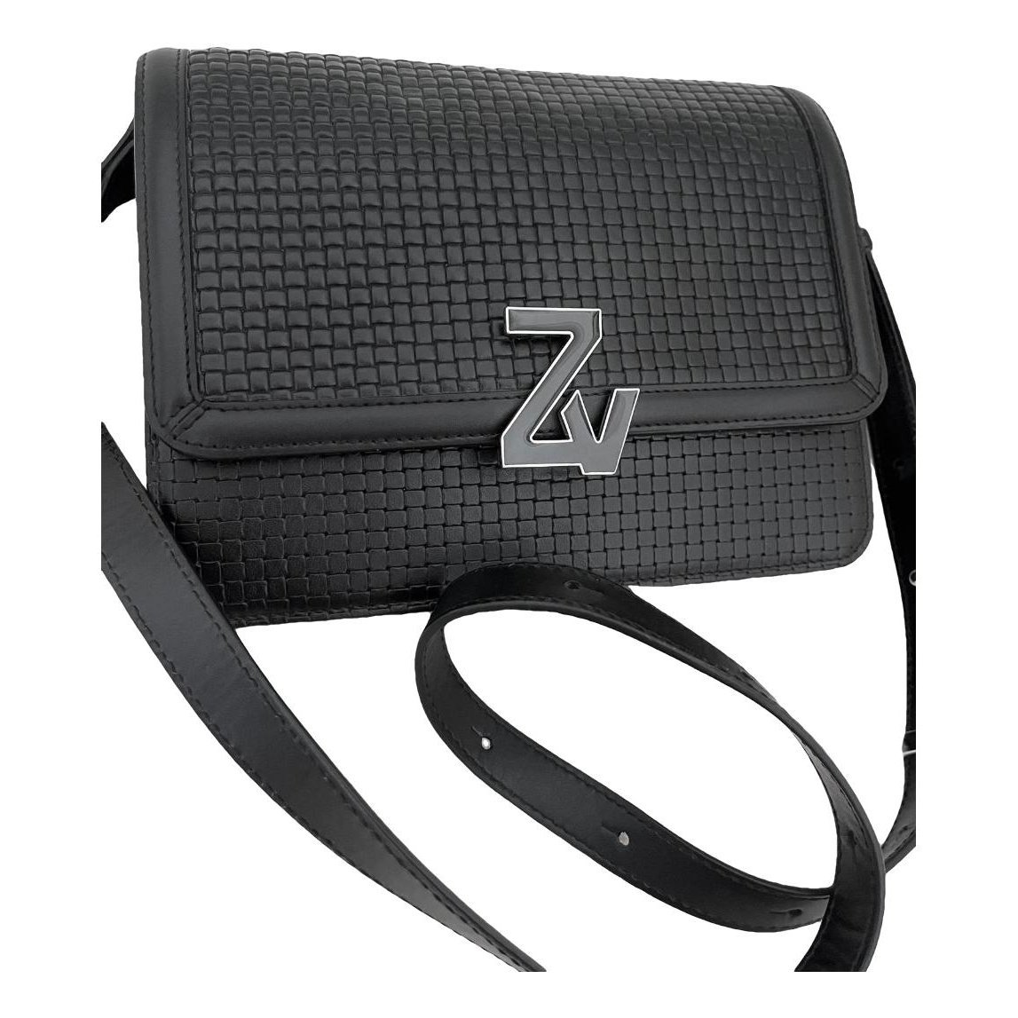 Rock leather crossbody bag