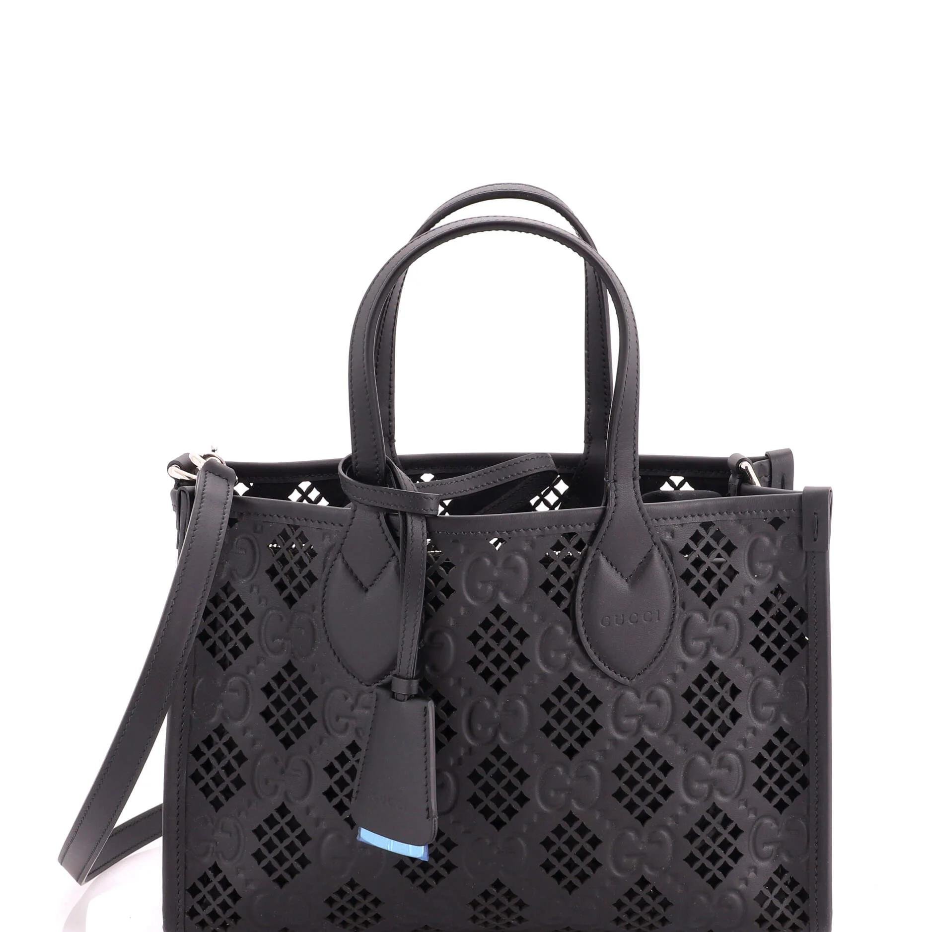 Leather tote