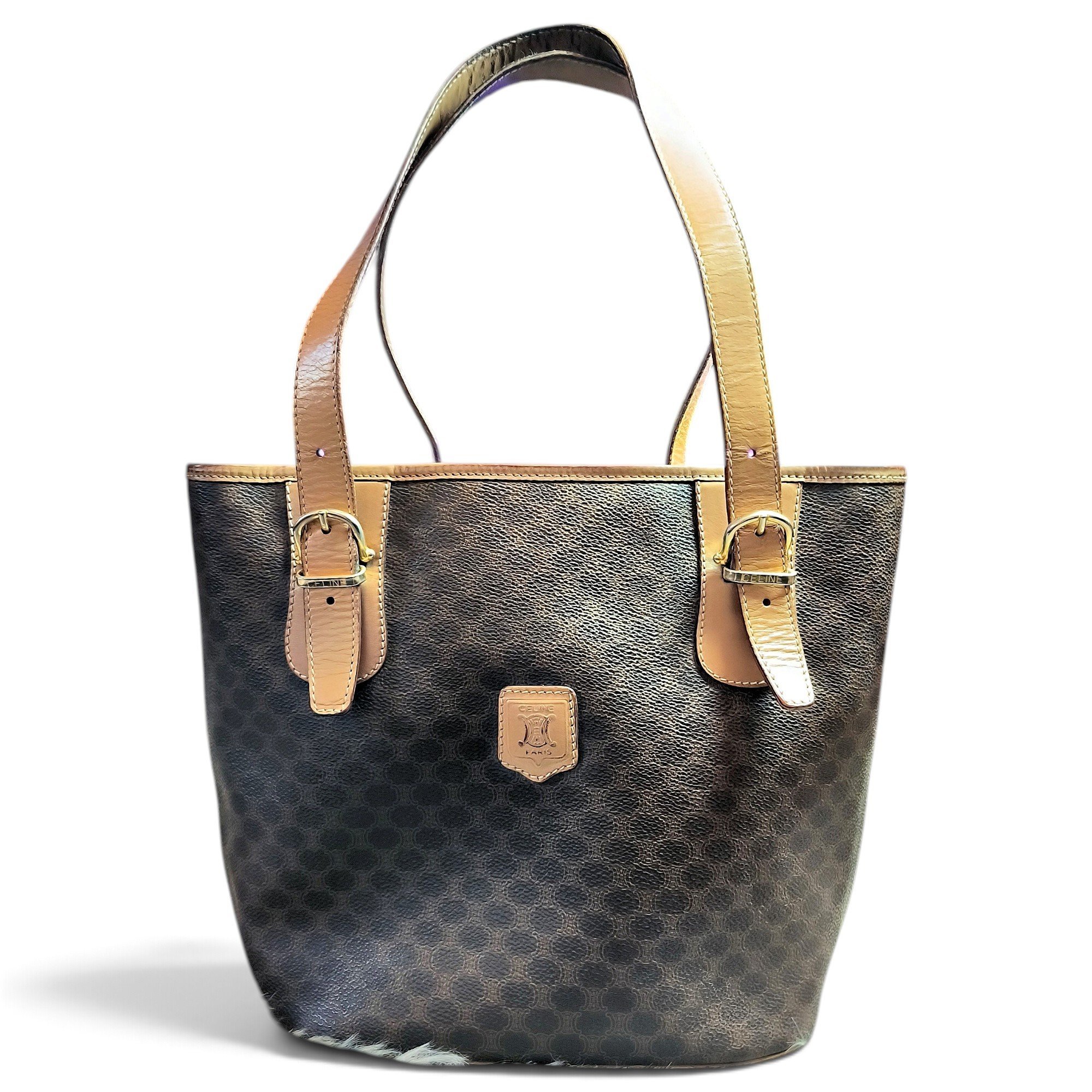Leather tote