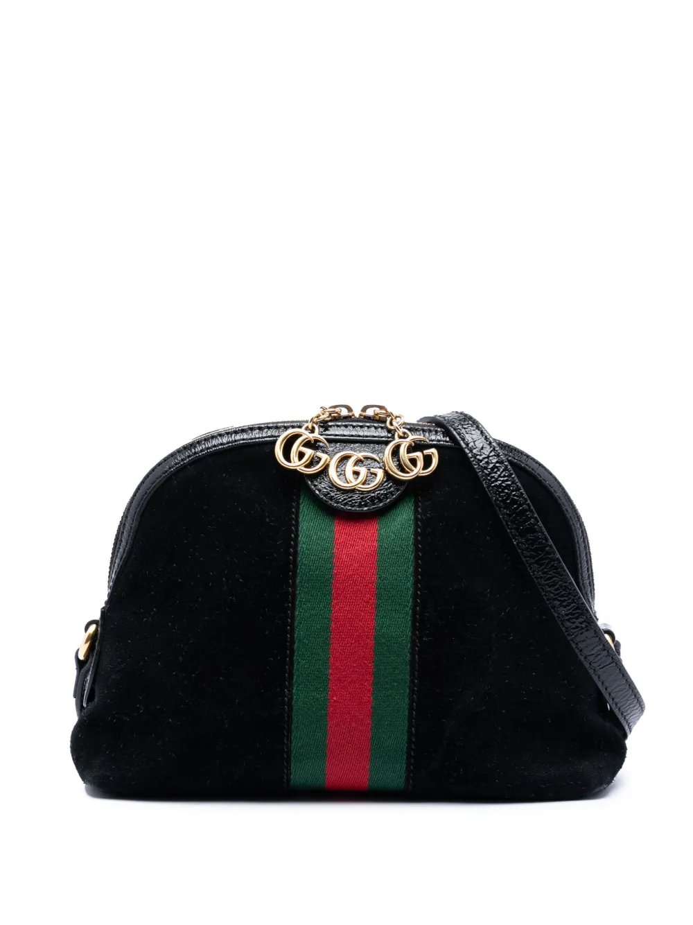 2016-2026 Small Suede Web Ophidia Dome crossbody bag