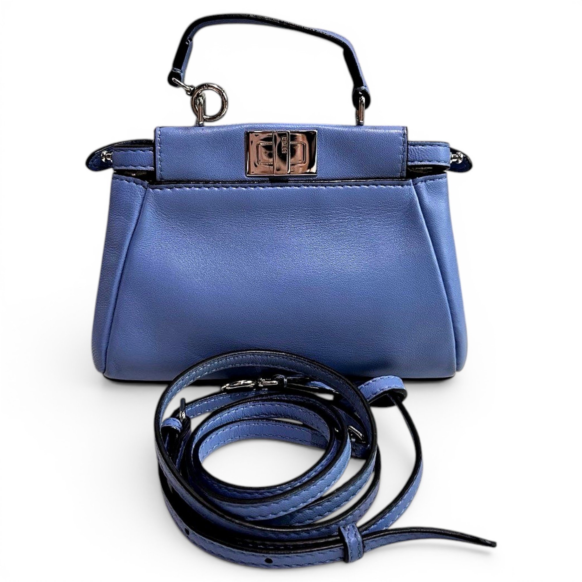 Peekaboo leather handbag
