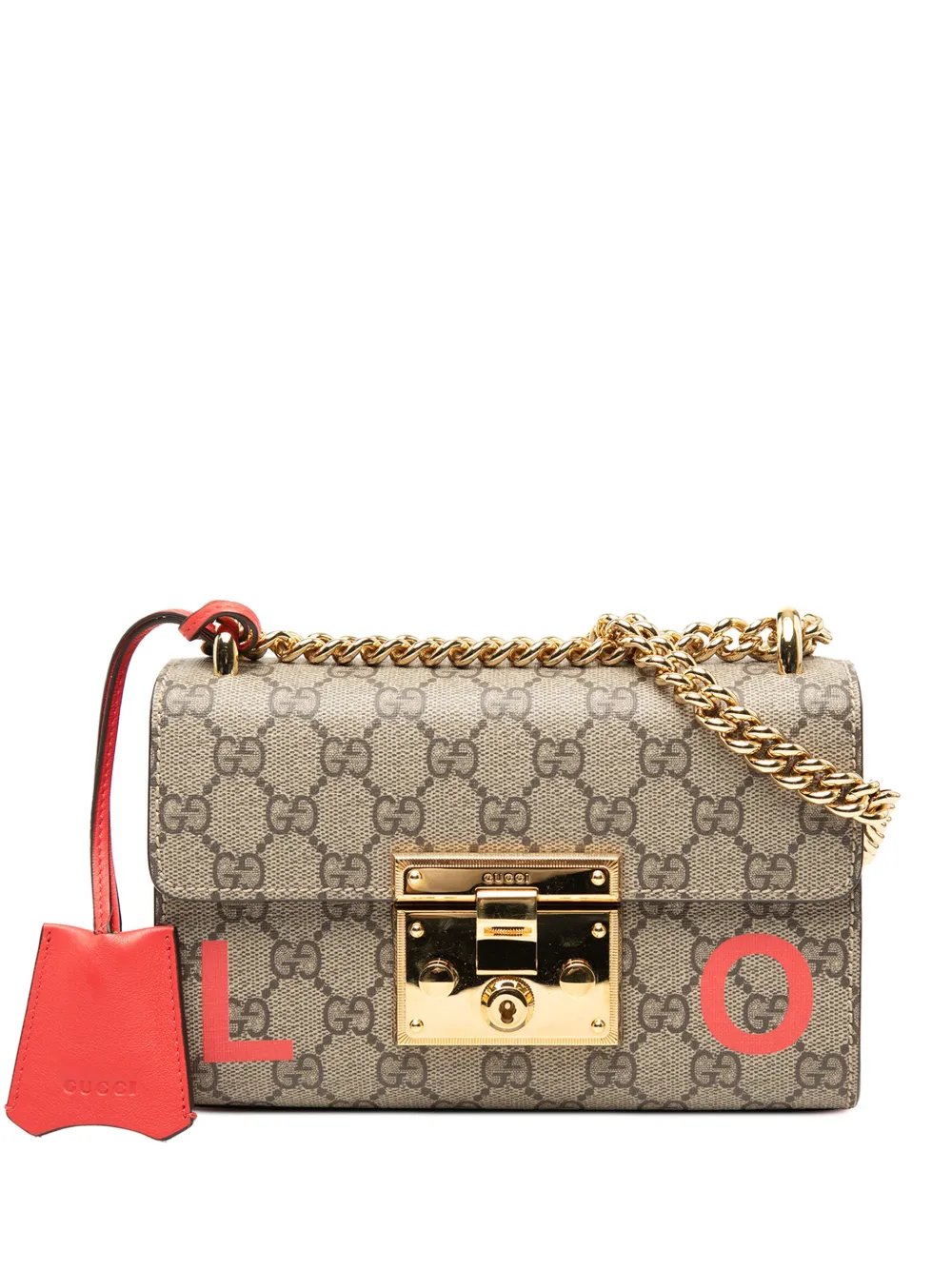 2000-2015 Small GG Supreme Love Padlock Crossbody shoulder bag
