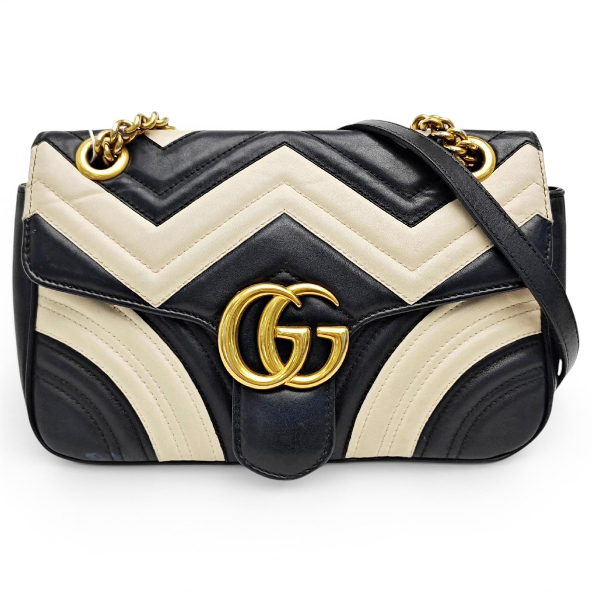 GG Marmont Flap leather handbag