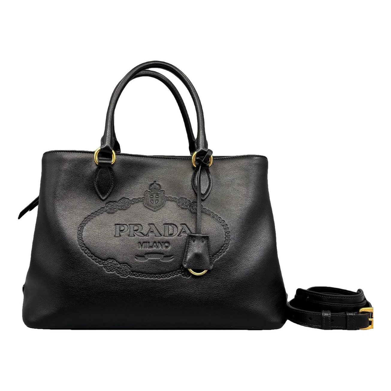 Leather tote