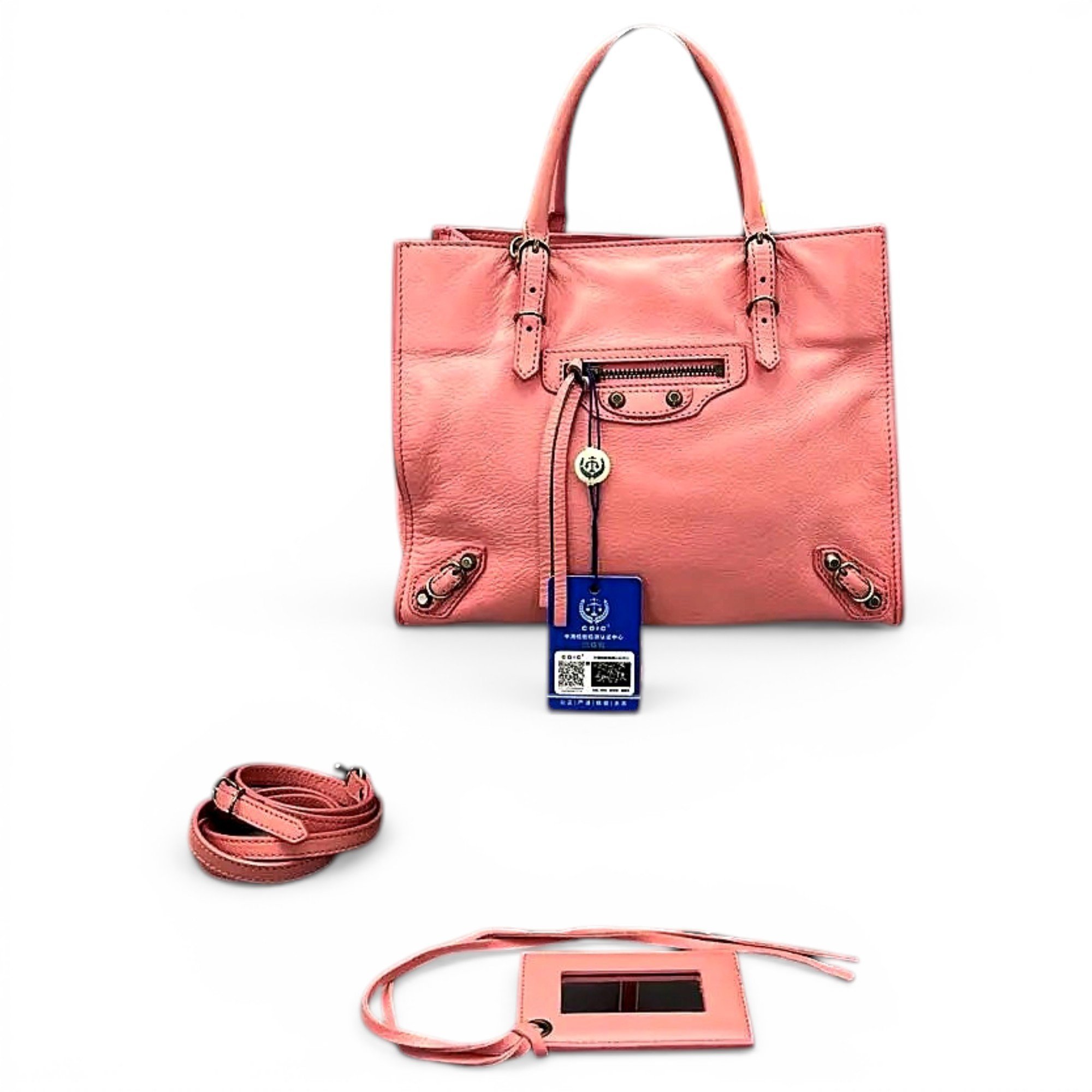 City leather crossbody bag