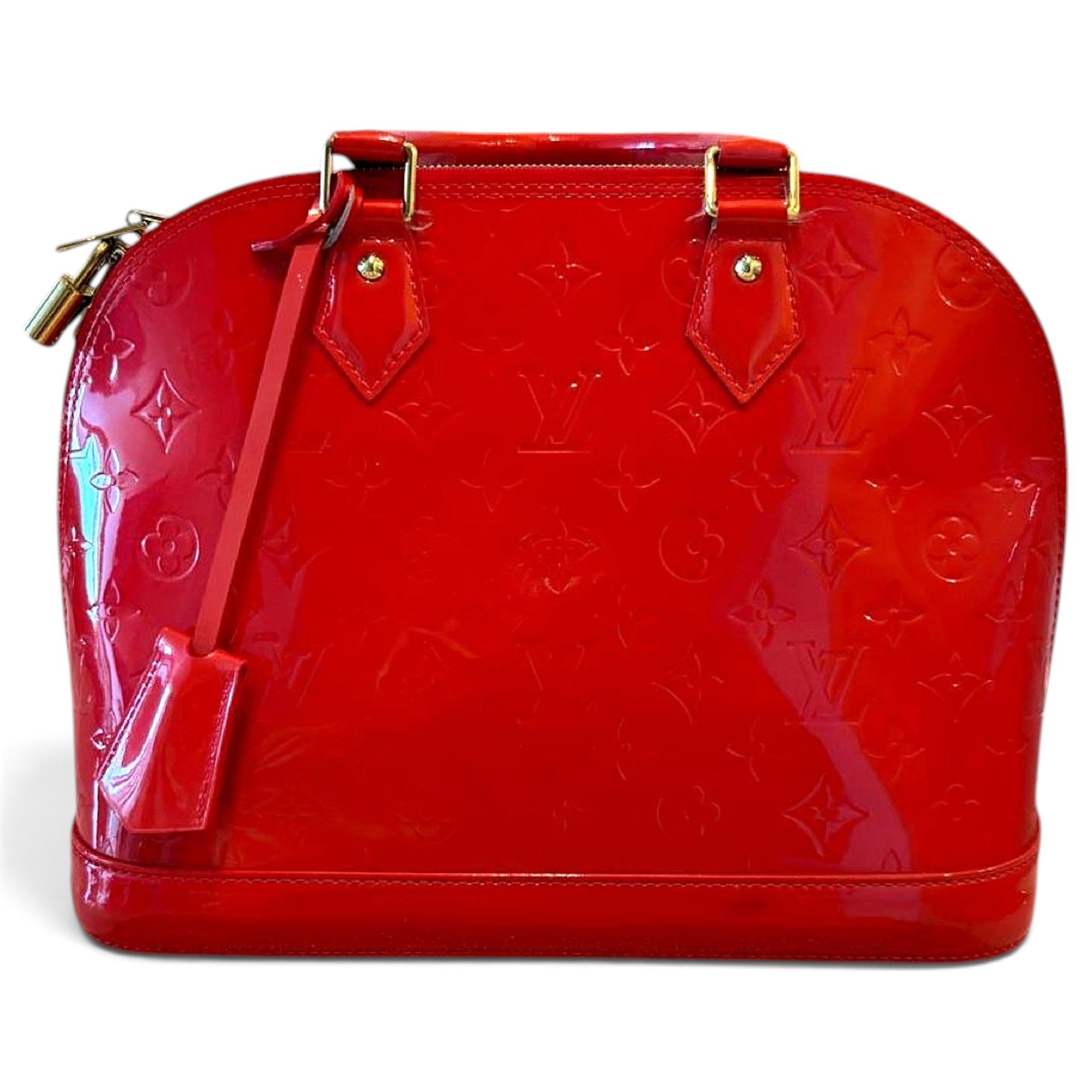 Alma patent leather handbag
