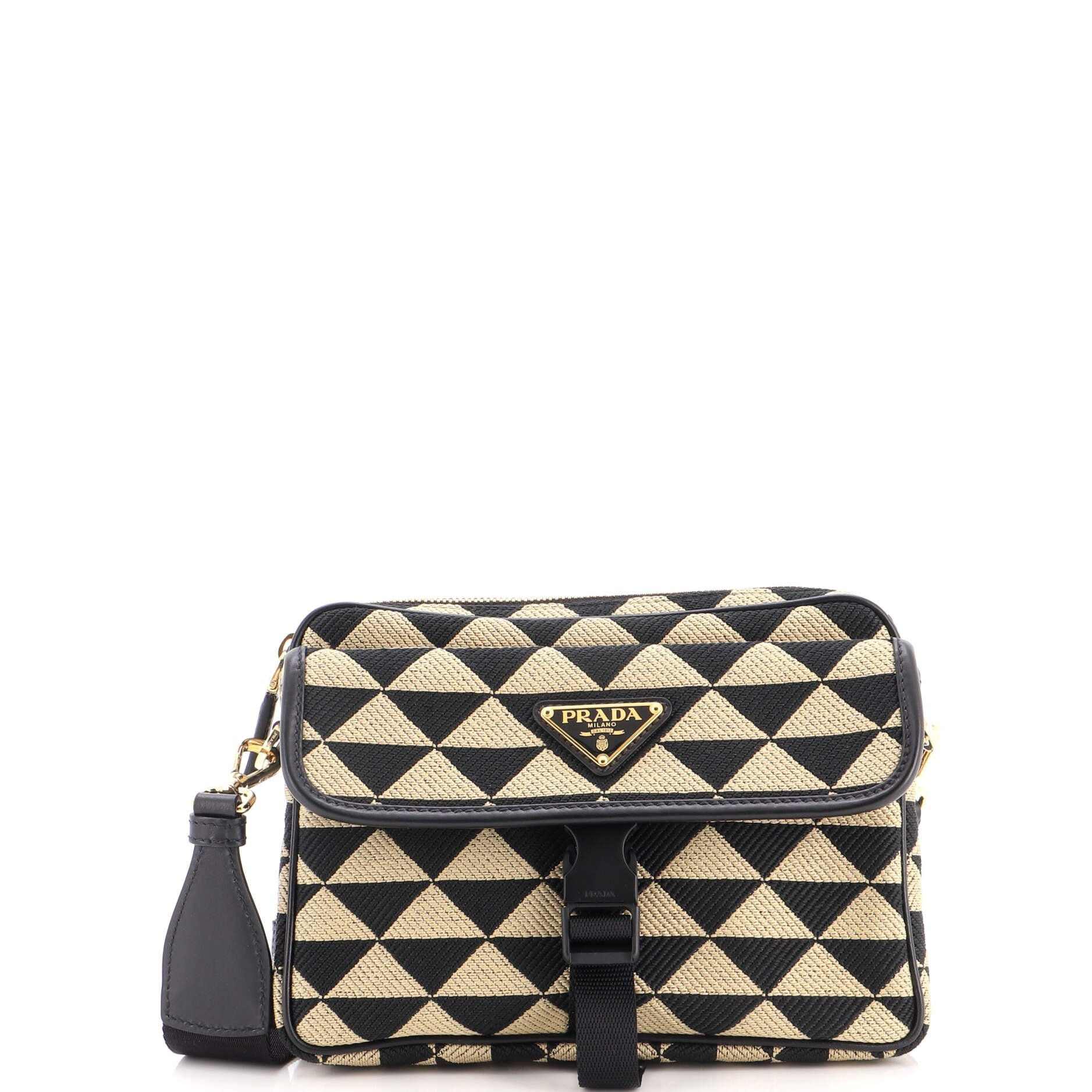 Symbole Front Pocket Zip Messenger Jacquard Small