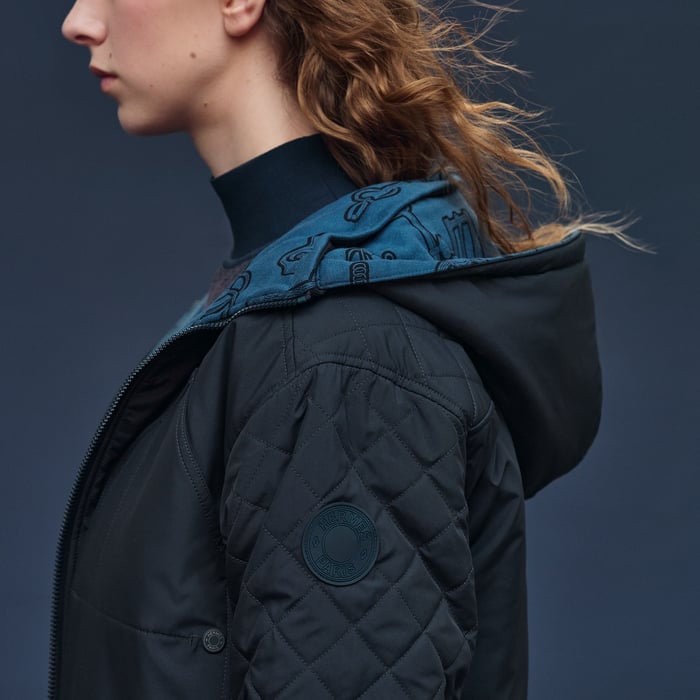 Bleu Canard "Cahier Du Colporteur" Reversible Jacket
