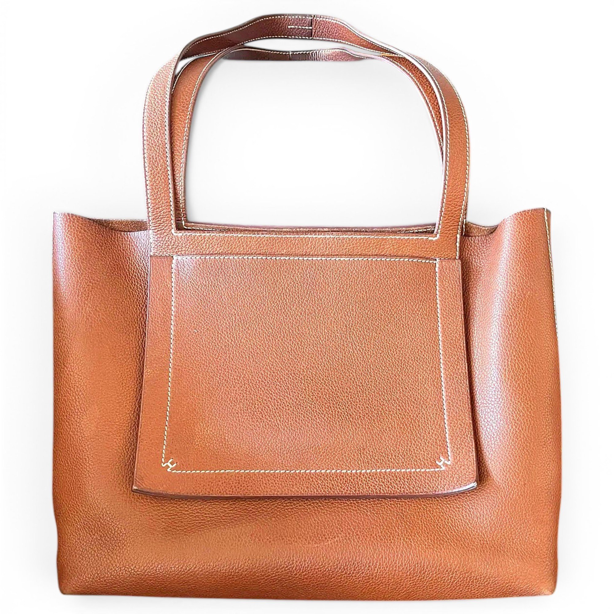 Maxibox cabas 36 leather handbag