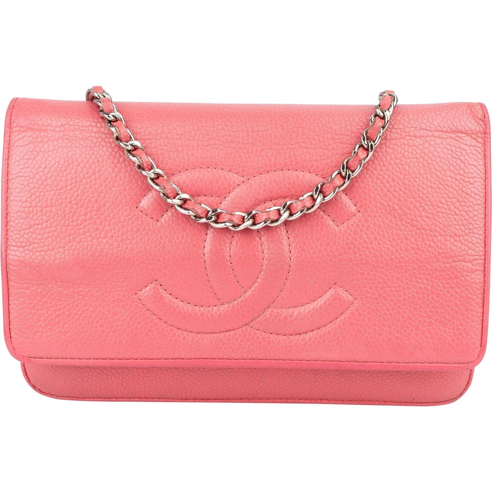 Wallet On Chain Timeless/Classique leather crossbody bag