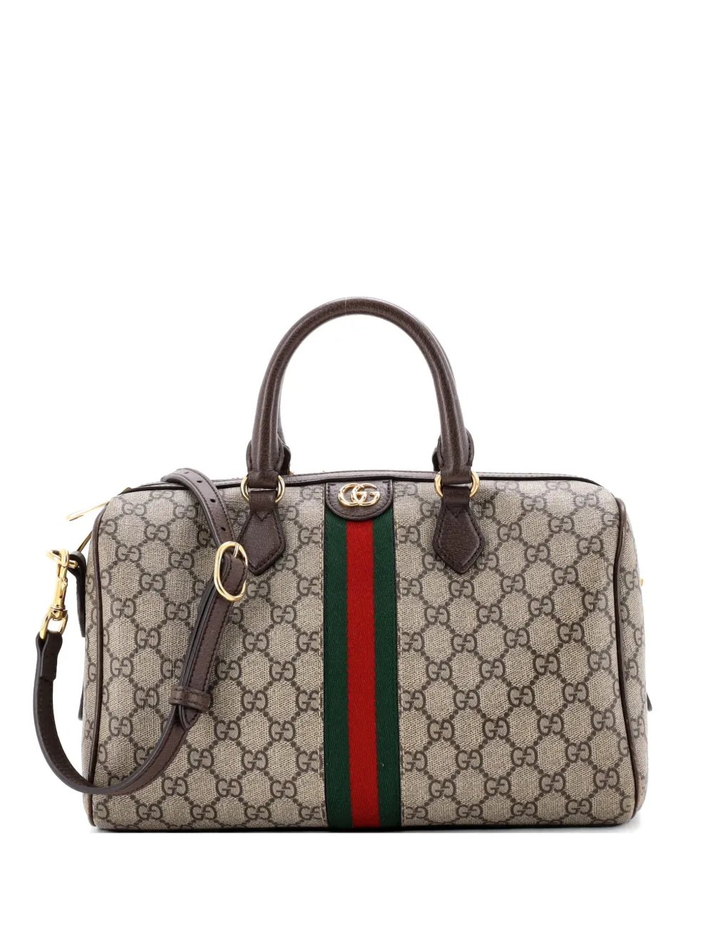 Ophidia Convertible Boston Bag GG Coated Canvas Medium satchel