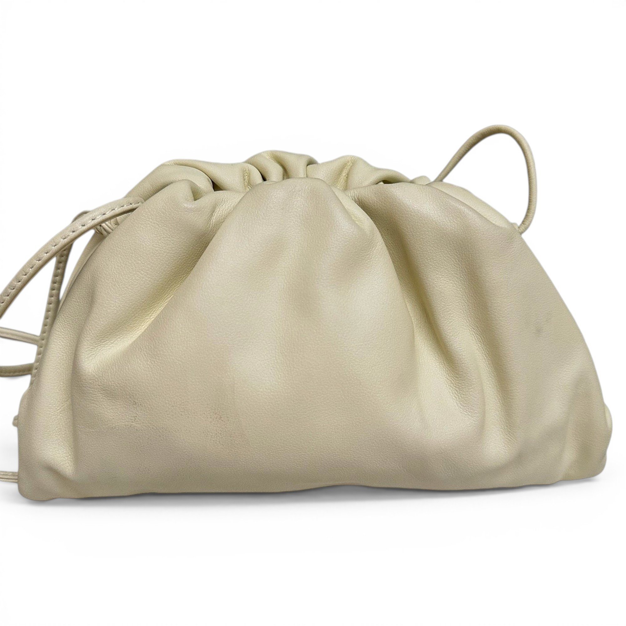 Pouch leather handbag