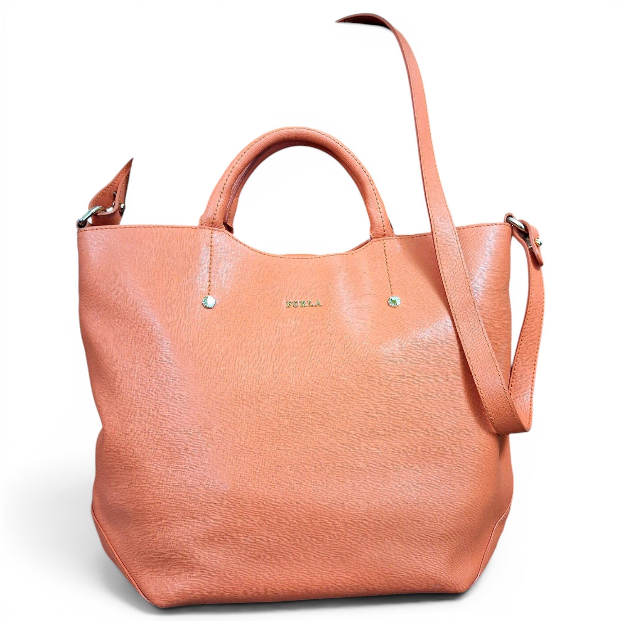 Leather tote