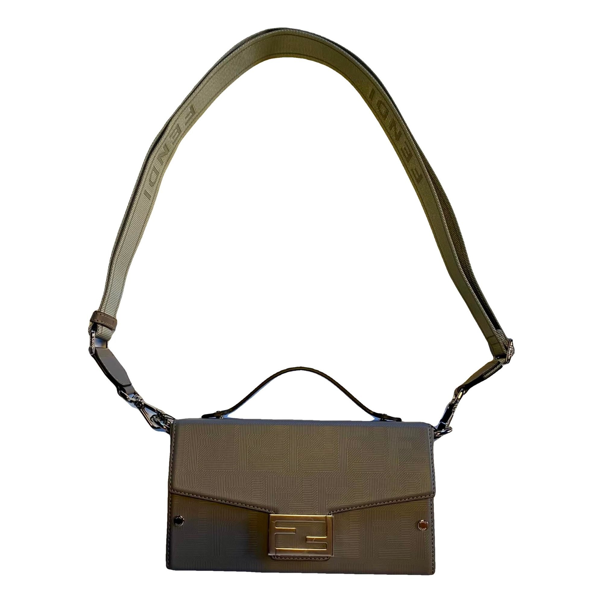 Baguette leather crossbody bag