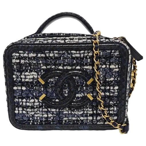 CC Filigree tweed handbag