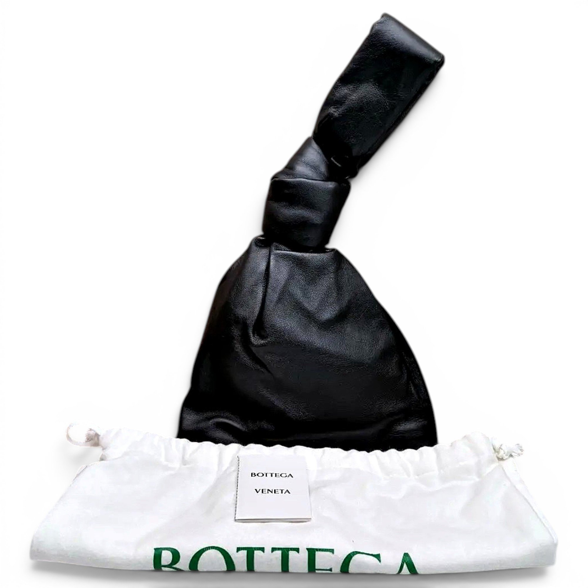 Twist leather handbag