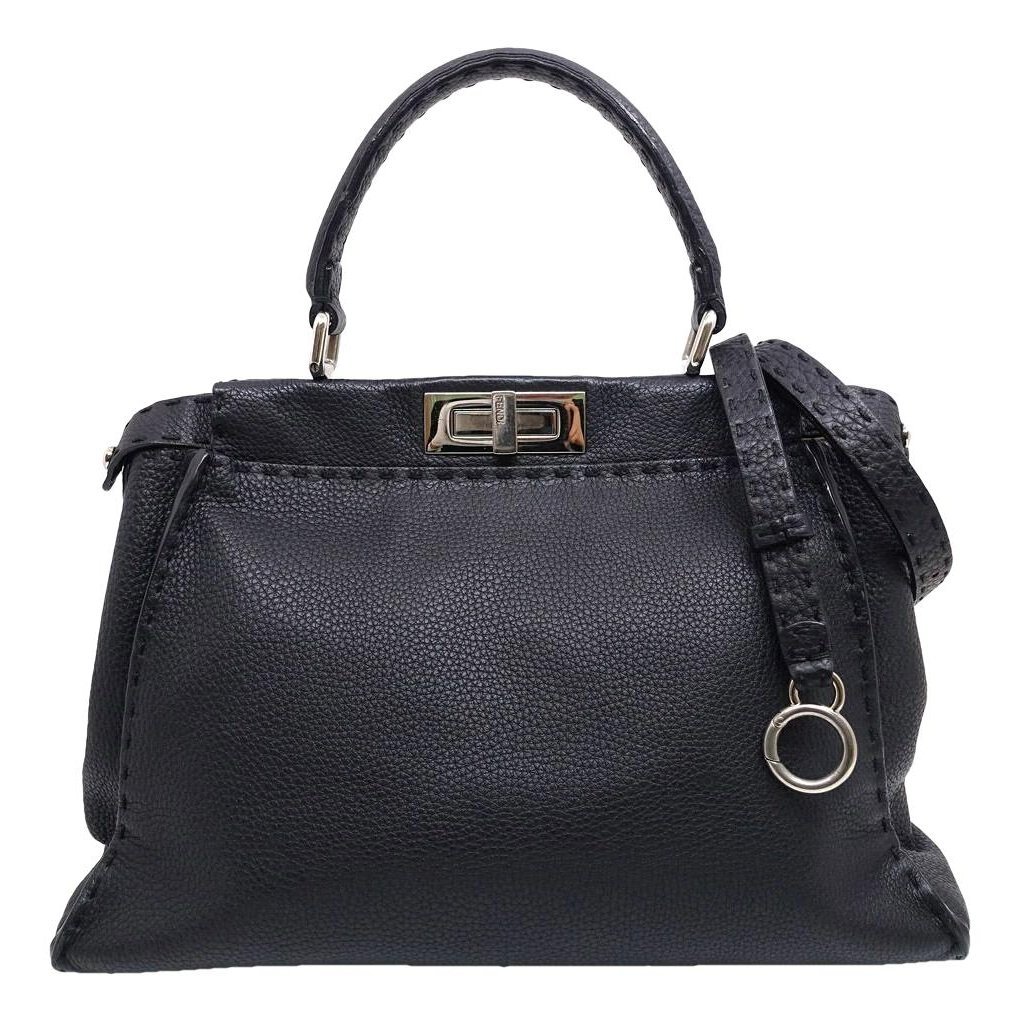 Peekaboo leather handbag