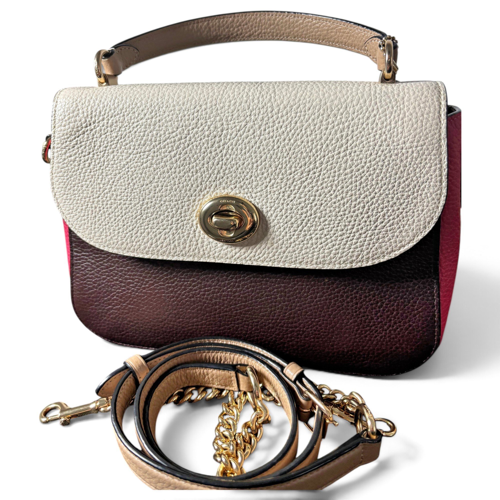 Leather satchel