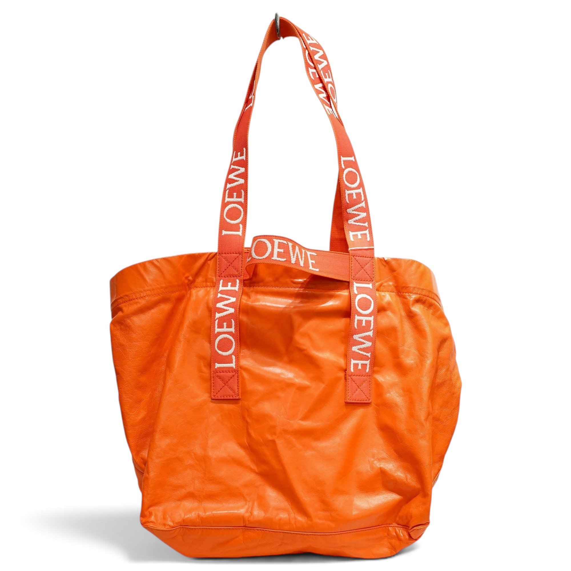 Fold Shopper leather tote