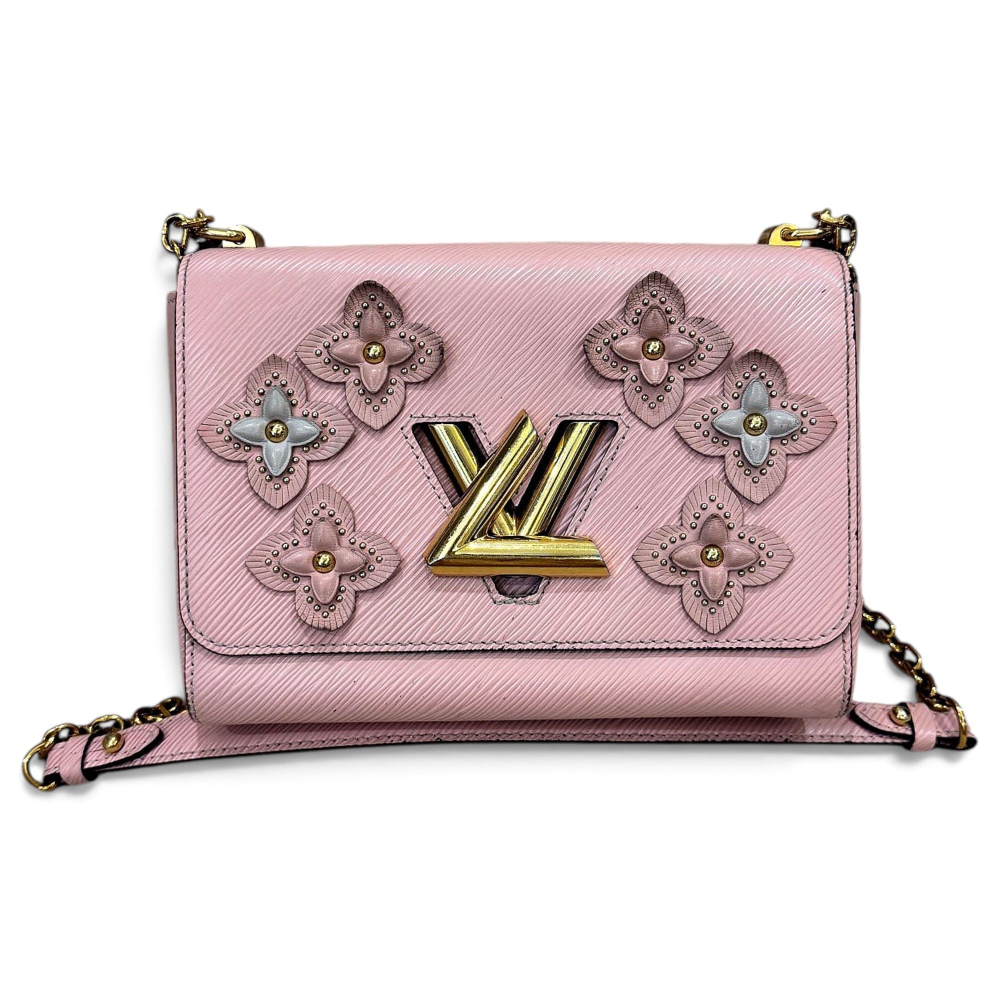 Twist leather crossbody bag