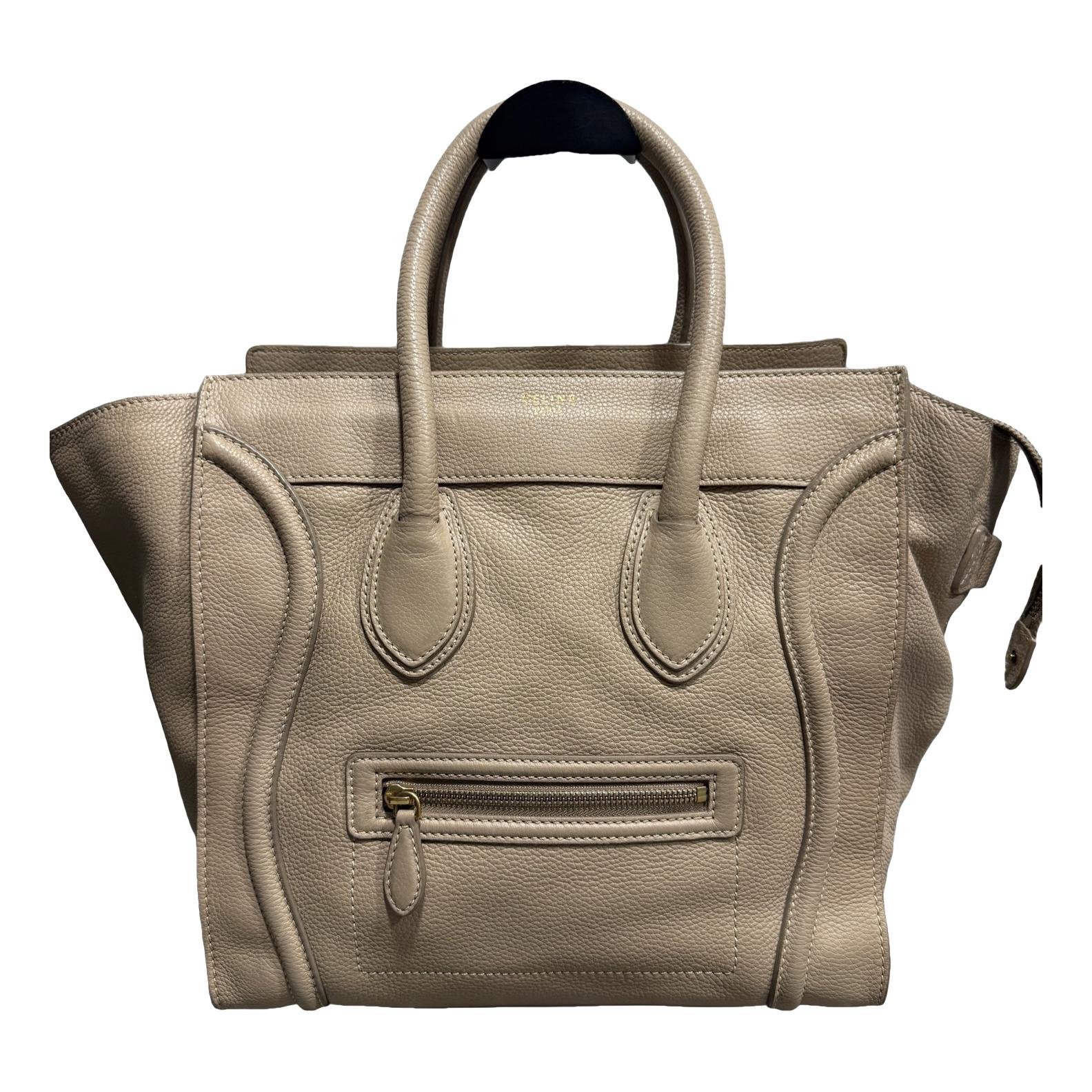 Luggage leather tote