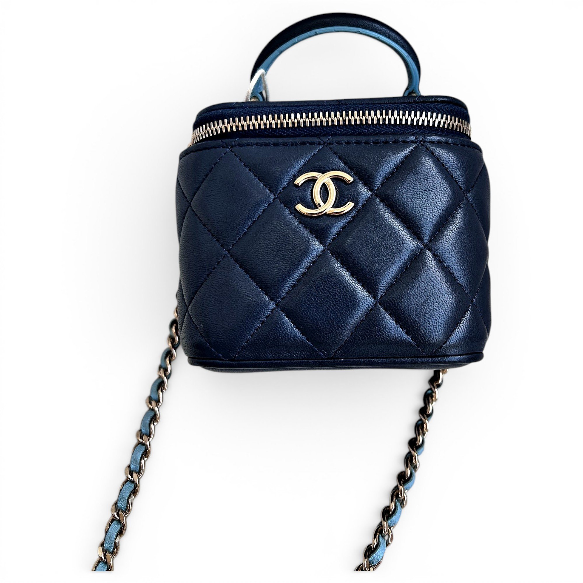 Trendy CC Vanity leather handbag