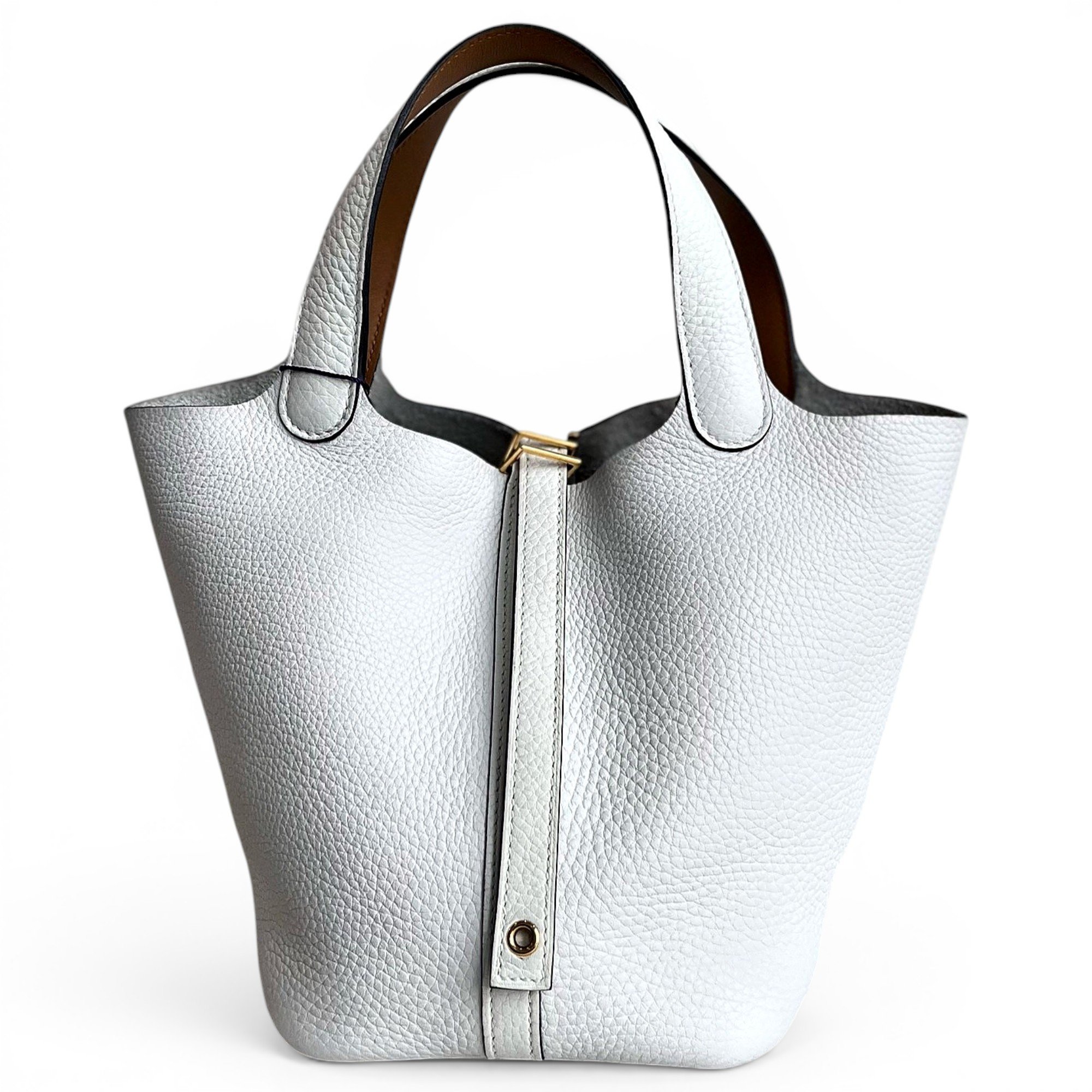 Picotin leather handbag